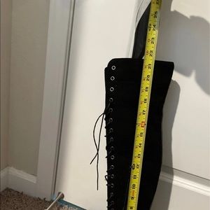 Combat Over the knees boots